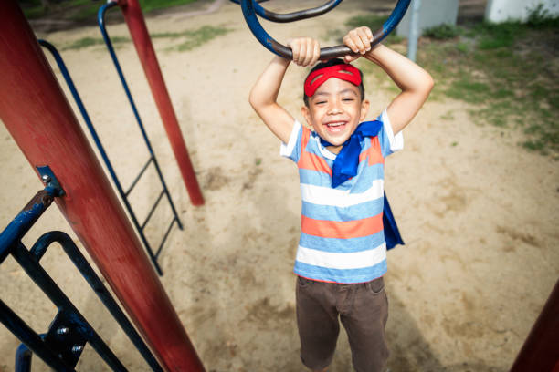 istock Playground Yard Superhero Freedom Child Boy Concept 658506240