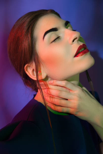 istock Attractive woman holding neck 658510194