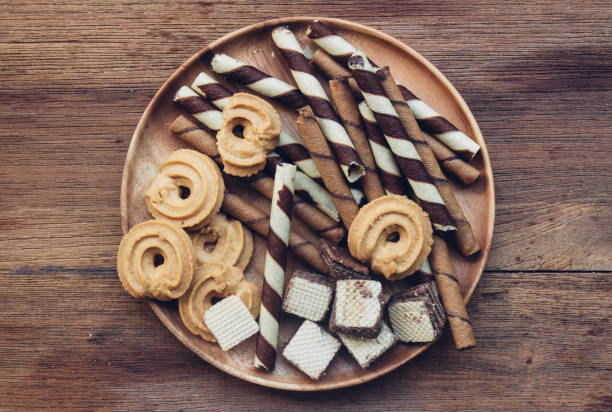 istock yummy cookie and dessert brown chocolate 658517562
