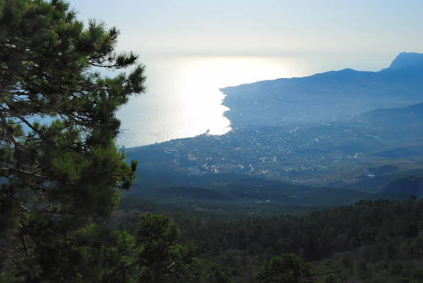 istock Mountains and sea. 658520460