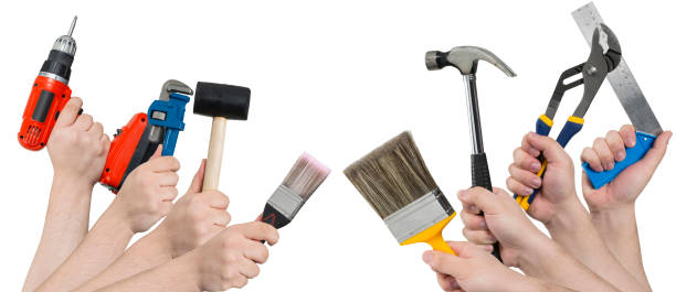 istock Banner Image of Hands Holding Building Tools 658531322