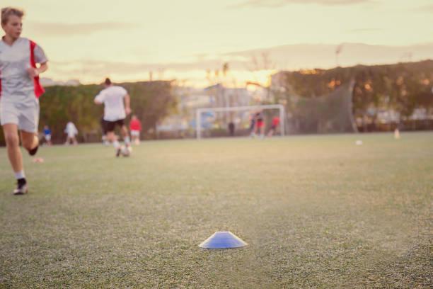 istock Youth football team having training 658531368
