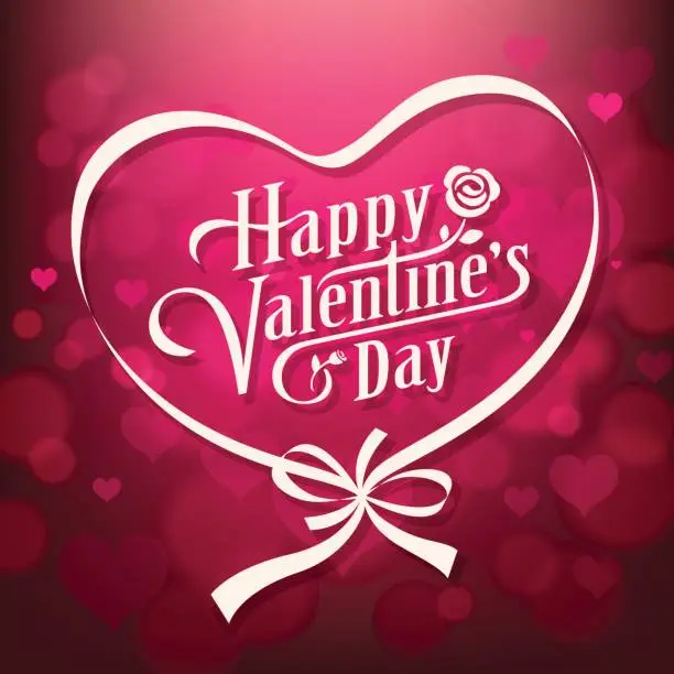 Vector illustration of Vector illustration Happy Valentine's day