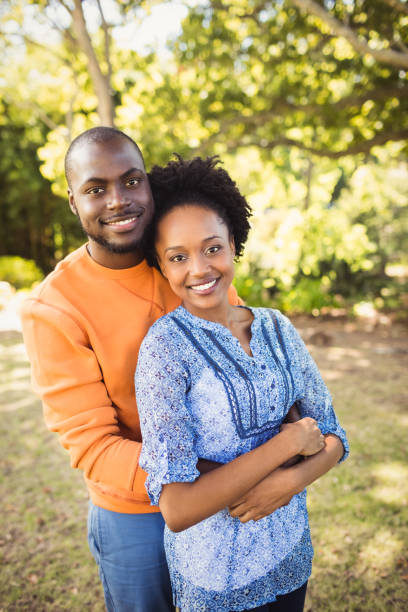 istock Happy couple posing together 658534750