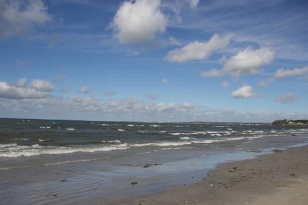 istock Sea, waves, lambs on the waves, clouds, summer, blue 658535898