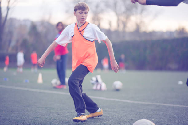 istock Youth football team having training 658538626