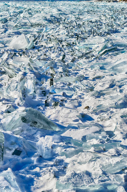 istock Lake Baikal in winter. Ice hummocks 658546274