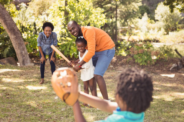istock Happy family having fun 658549448