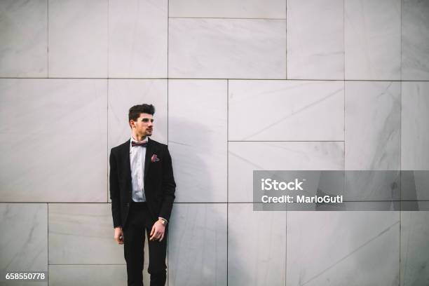Young Man Wearing A Suit Stock Photo - Download Image Now - 20-29 Years, Adolescence, Adult