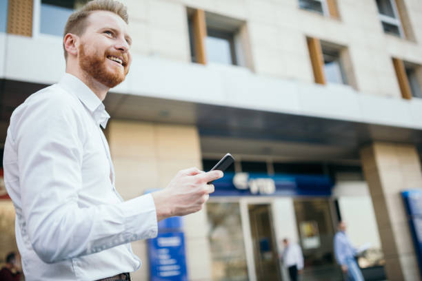 istock Young businessman on the go 658558152