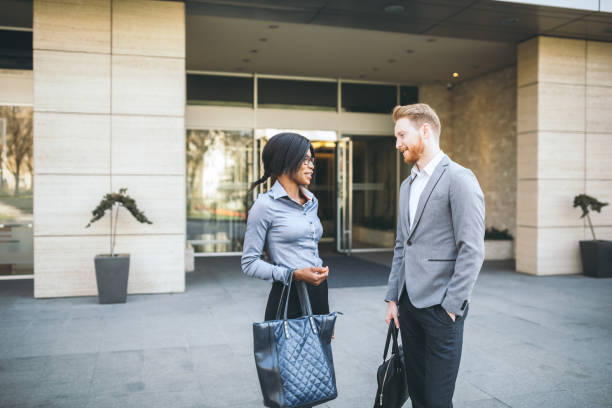 istock Two businessman on the brake 658560858