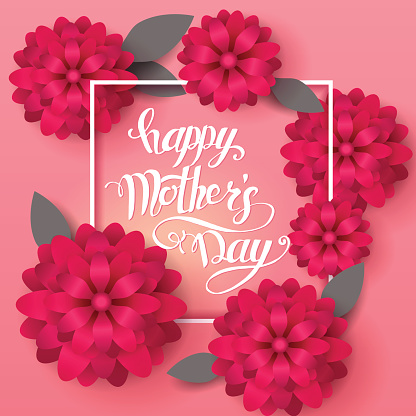 Hari Ibu Menyapa Desain Poster Selamat Hari Ibu Kartu Vektor Dengan