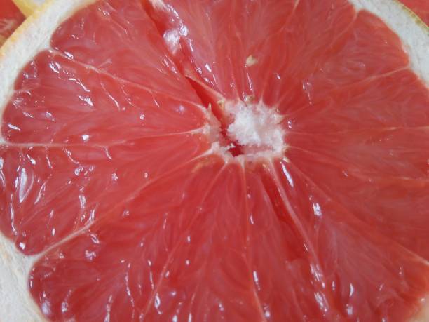 istock The texture of the red grapefruit 658587766