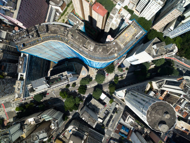 istock Top View of COPAM Building in Sao Paulo, Brazil 658588564