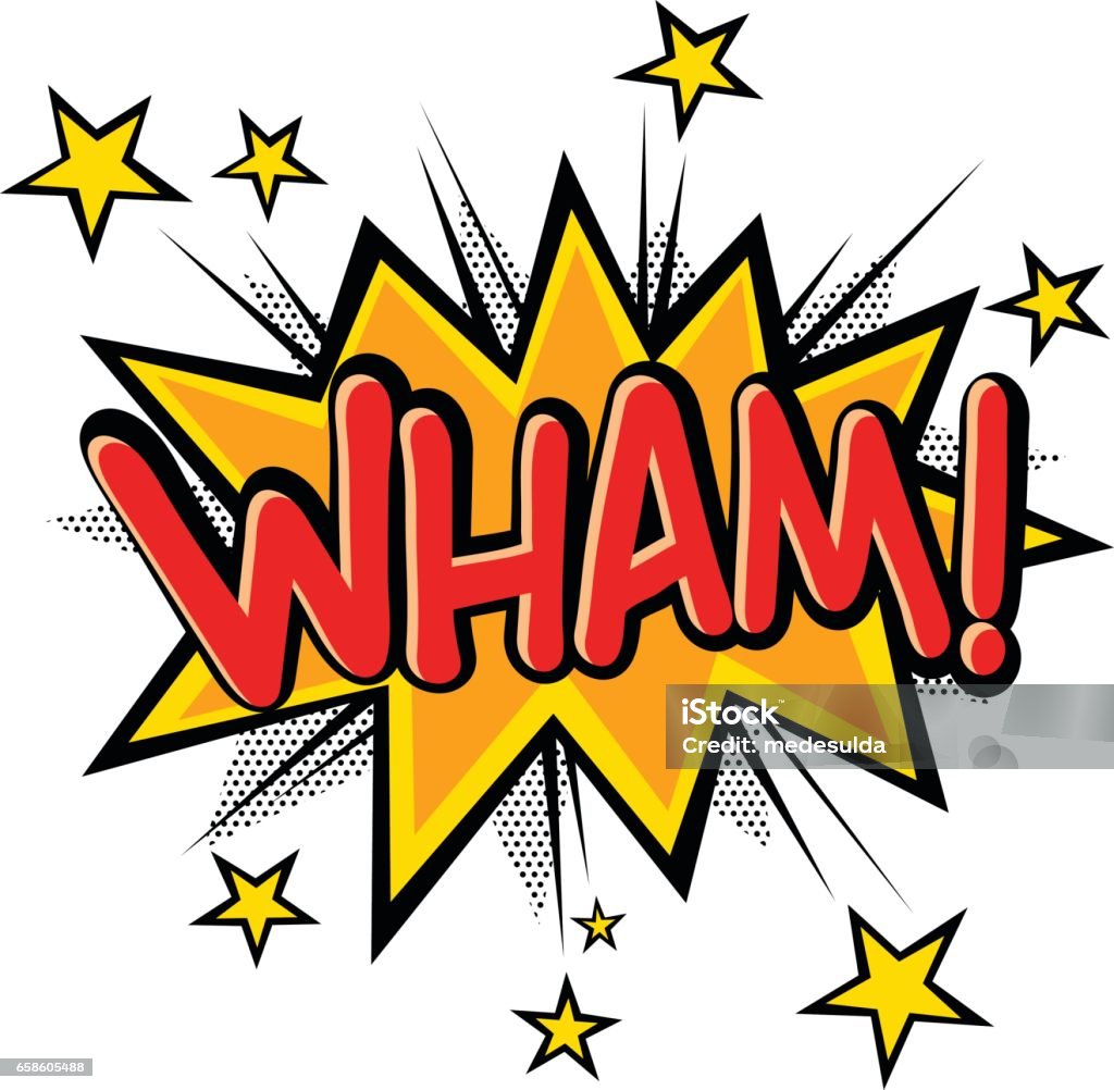 Waam Cartoon Wham Stock Illustration - Download Image Now - Comic Book, Cartoon ...