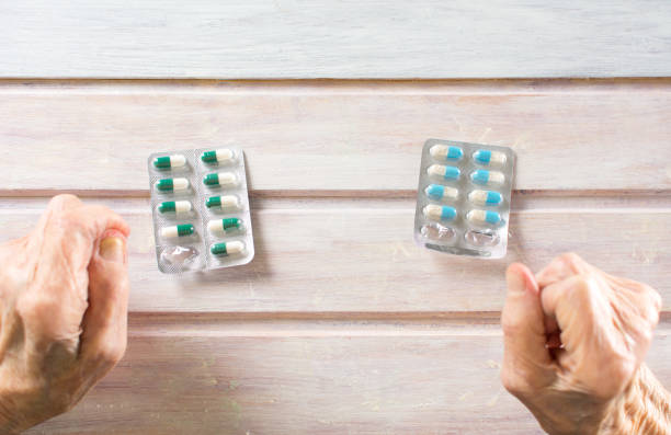 istock Senior woman picking her today pills 658606782