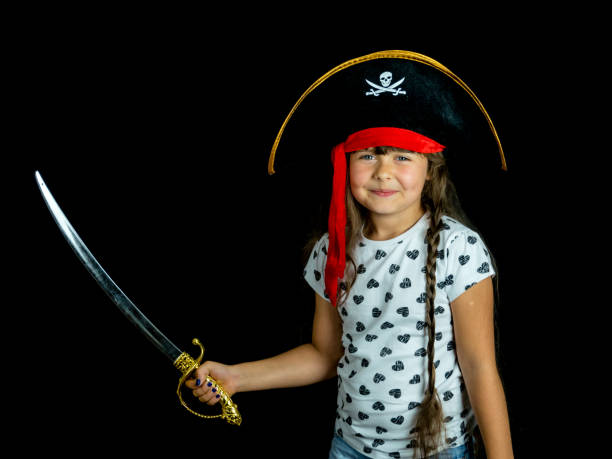 istock little pirate. studio photo on black 658609680