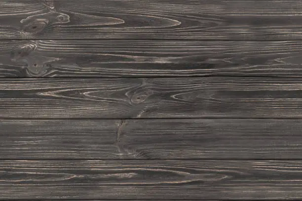 Seamless dark grey vintage wooden old planks background