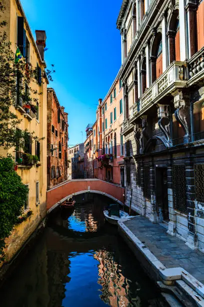 A beautiful summer day in idyllic Venice