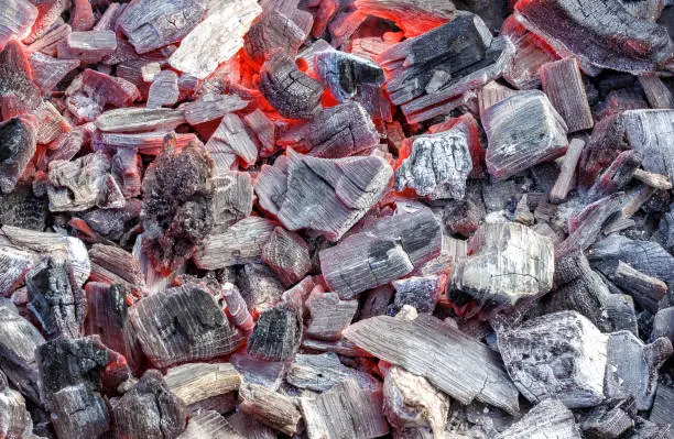 Photo of Coal for cooking .