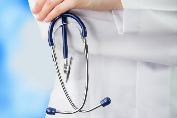 istock Medical background doctor with stethoscope 658625738