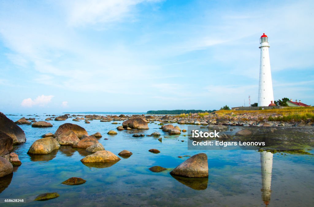Tahkuna Lighthouse Hiiumaa ligthause Estonia Stock Photo