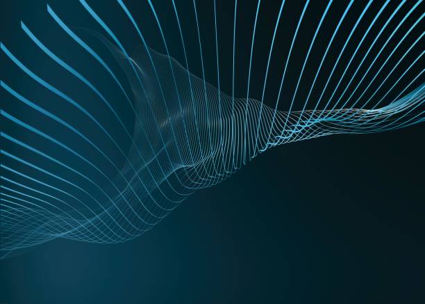 istock Abstract spiral cyber geometry surfaces, lines and points background, Used as digital wallpaper and technology background. 658640172