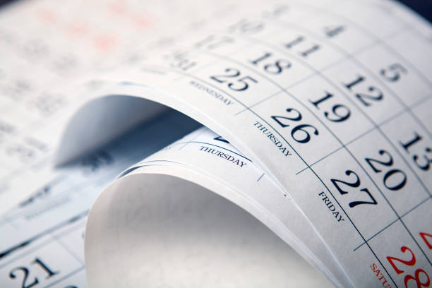 istock pile of wall calendar sheets 658646094
