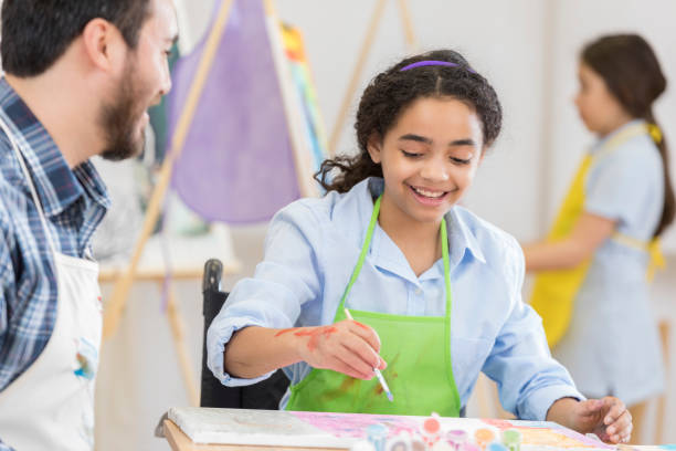 istock Happy young artist 658646246