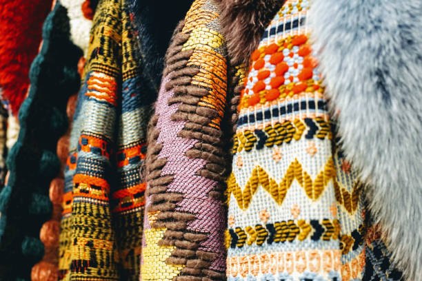 Textile and patterns of clothes