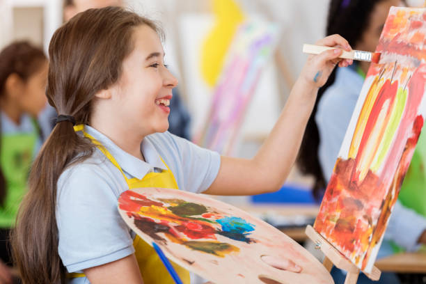 istock Happy young artist 658647088