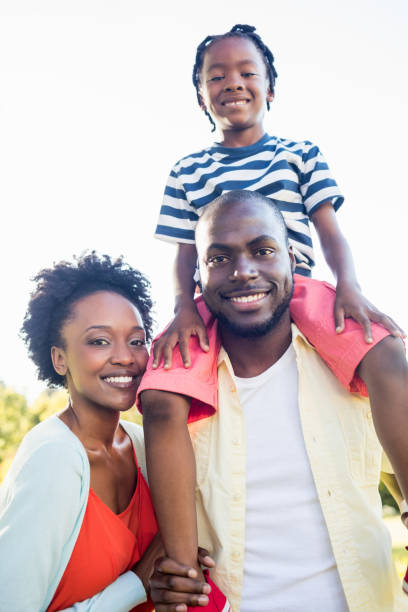 istock Happy family posing together 658653660