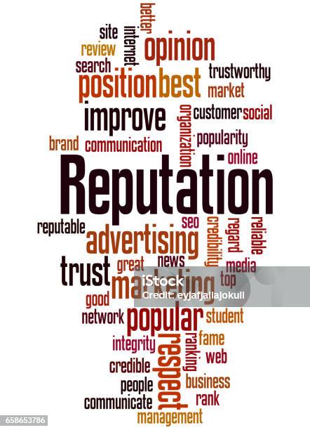 Reputation Word Blog Reputation Word Cloud Concept 7 Stock Illustration - Download Image Now ...