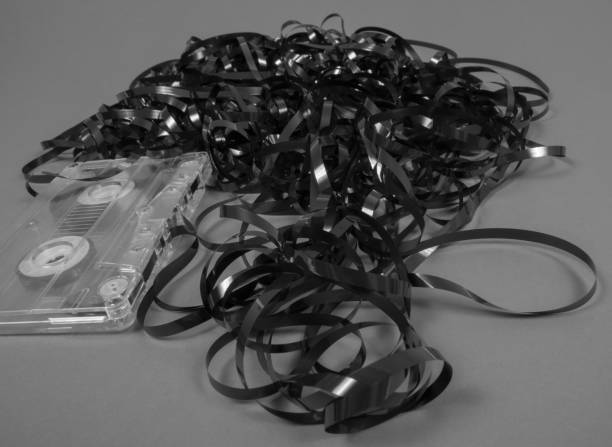 istock Retro vintage audio cassette. 658654728