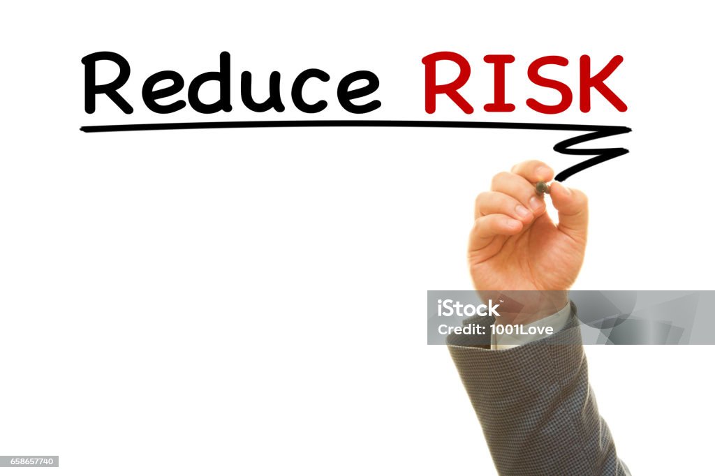 Remove The Risk Hand Writing Reduce Risk Concept Stock Photo - Download Image Now ...