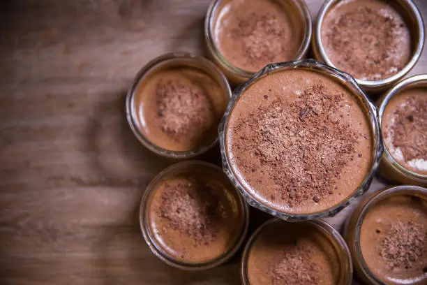 An unctuous chocolate mousse for gourmands. Enjoy your meal !