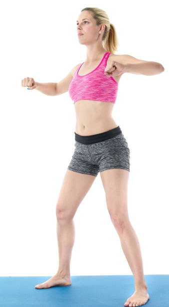 istock Woman making pilates mat exercises 658661080