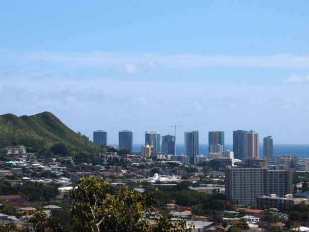 istock Punchbowl Crater and Honolulu Cityscape 658662562