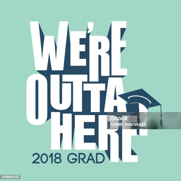 Straight Outta Here Class Of 2018 Senior Graduation T-Shirt Straight Outta Here Class Of 2018 Senior Graduation T-Shirt