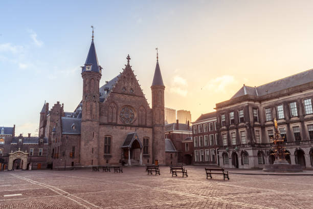 Binnenhof Binnenhof, The Hague, South Holland, Netherlands courtyard photos stock pictures, royalty-free photos & images