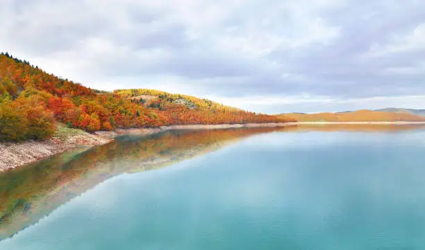 Photo of lake Plastira Thessaly Greece