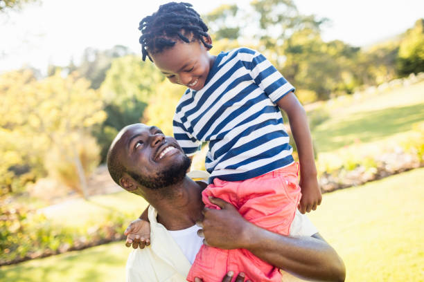 istock Happy family posing together 658685440