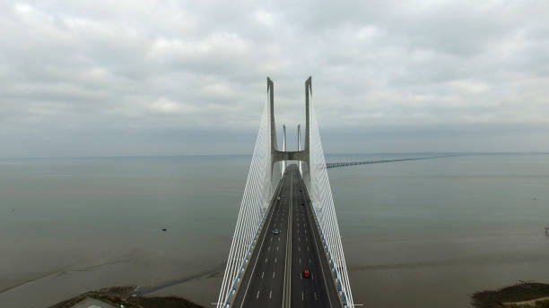 istock Vasco da Gama bridge in Lisbon, Portugal 658685484