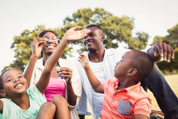istock Happy family enjoying together 658688266