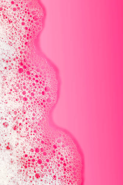istock Soap sud background (pink) - high resolution 50 megapixel 658688950