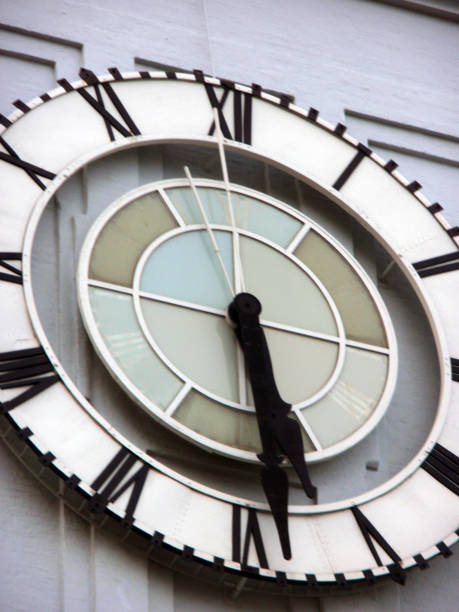 istock Close-up of Historic Ferry building Clock 658718988