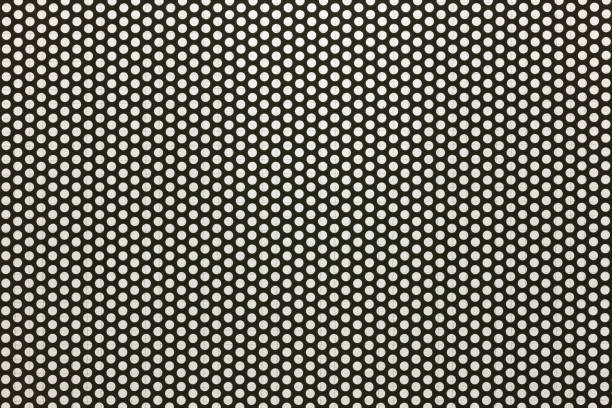 istock Black steel mesh screen background seamless and texture 658719034