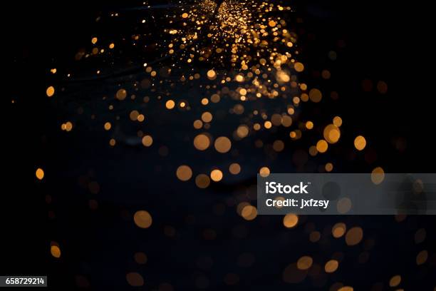 Spark Light Paiting While Cutting Stock Photo - Download Image Now - Sparks, Welder, Defocused