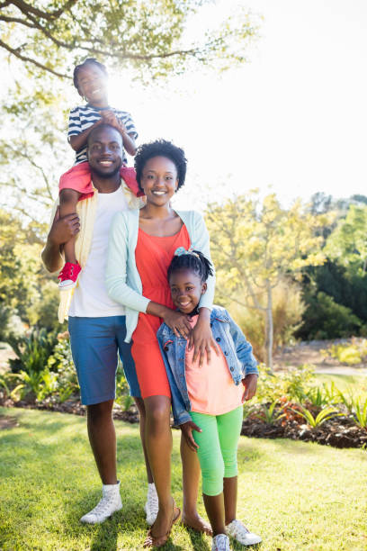istock Happy family posing together 658730932