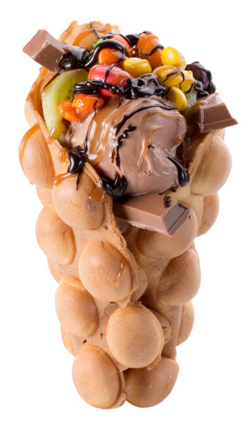 istock Hong Kong Wafers with ice cream isolated 658743656